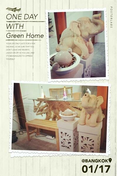Green Home Hostel And Massage Bangkok Eksteriør billede